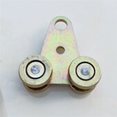重型工业吊轮吊轨定滑轮悬臂重吊轮械轴承平移门滑轨板式 滑车