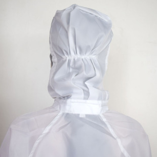 食品厂工作服套装 防油防尘防粘毛纯白无尘车间工厂卫生透气防护服