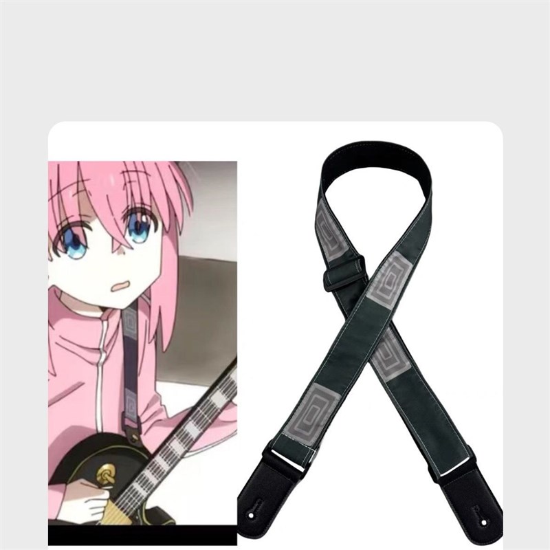 孤独摇滚吉他背带后藤一里波奇酱山田凉喜多民谣电木吉他贝斯背带