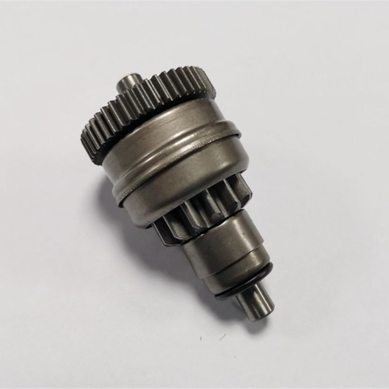 适用比亚乔BYQ100T-2E银帅淑女启起动电机马达齿过桥齿超越离合器