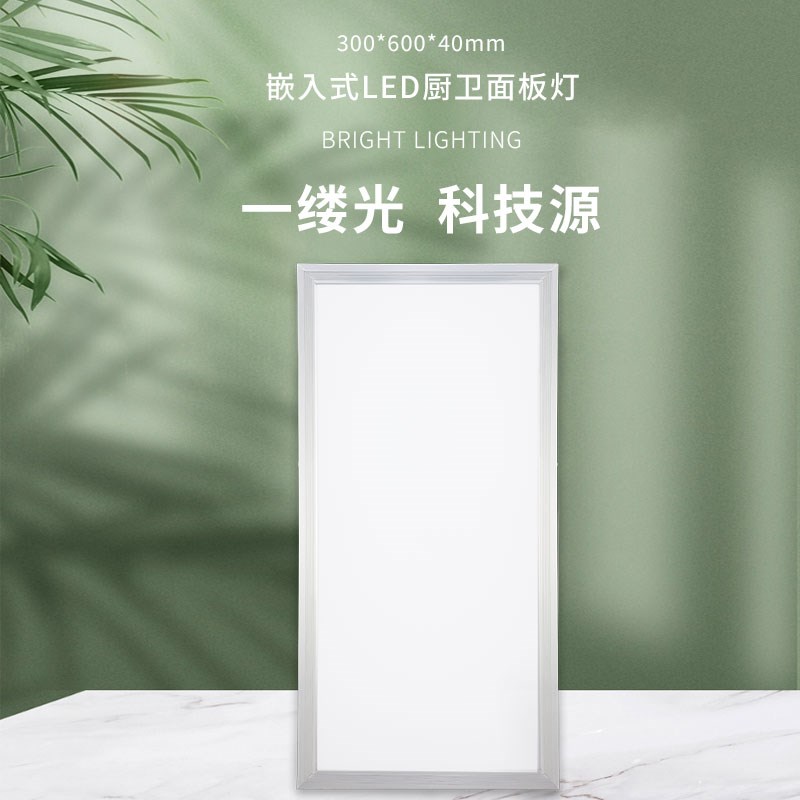 爱迪普森LHGD-PBD-B02led集成吊顶灯平板灯面板灯办公室300*600mm