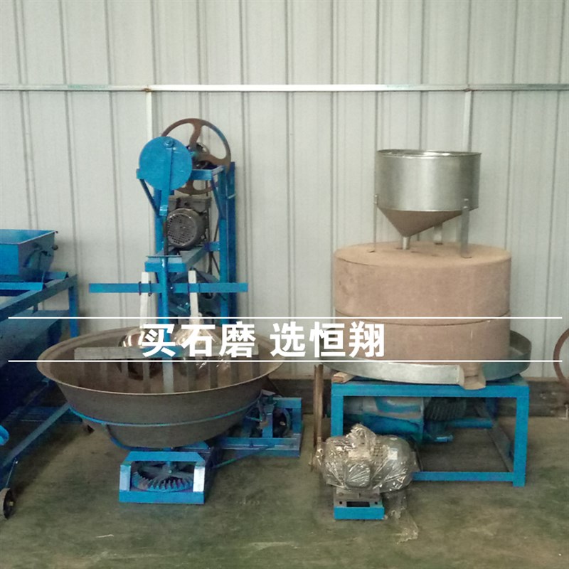 石磨香油机小型电动芝麻酱石磨小磨香油晃油机大型石磨芝麻油机器