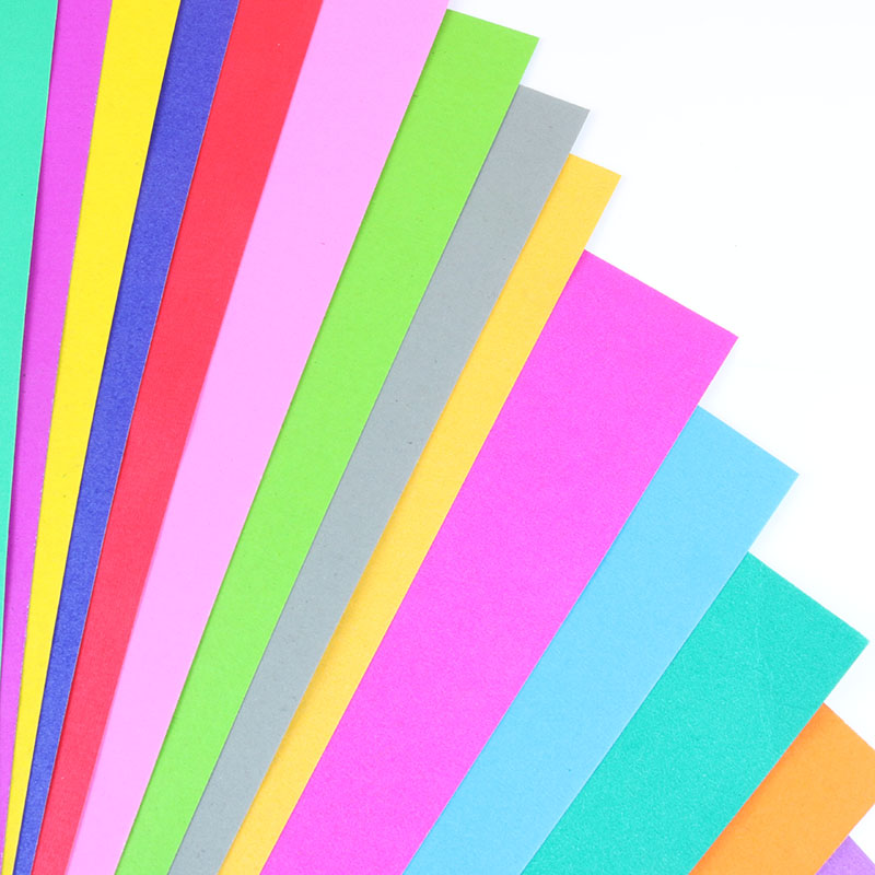 k8k彩色黑白卡纸g重厚硬卡纸开大张diy手工纸彩纸贺卡纸