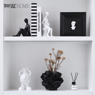 现代软装工艺品家居酒柜装饰品酒店民宿办公室展品柜摆设