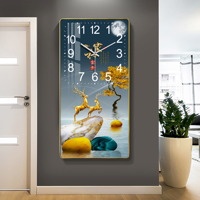 钟表挂钟客厅时尚2022新款创意时钟挂表墙上家用挂墙电子石英钟