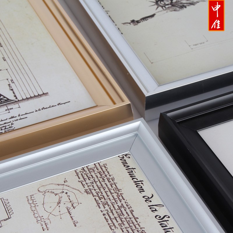 申佳铝合金相海报框电梯广告宣传制度大尺寸画框镜框装饰画订制