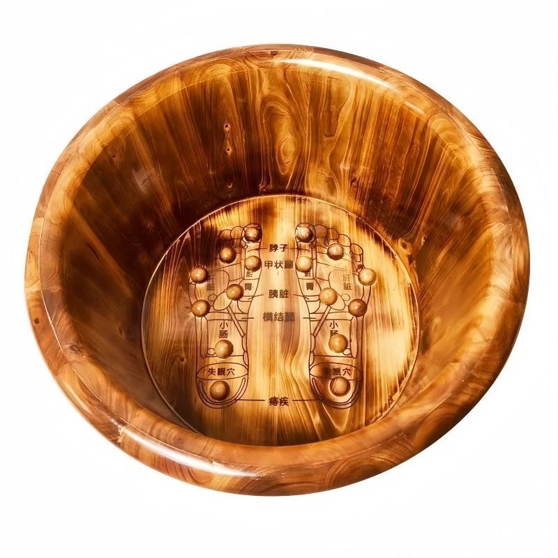 碳化泡脚木桶家用木盆泡脚盆木质洗脚桶实木泡脚桶过小腿