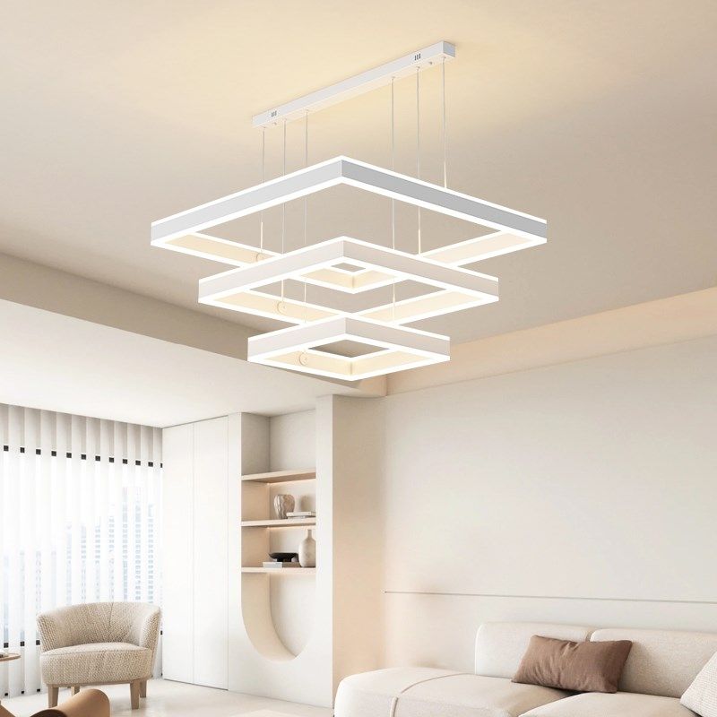 客厅吊灯客厅灯新款中山灯具方框上下发光现代大气吊灯,家装灯饰光源,客厅吊灯,淘宝优惠券,粉丝福利购,淘宝优惠卷