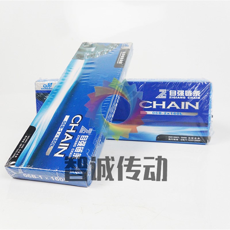 东华自强滚子链 短节距精密工业链条3分06B-1x160L/3分06B-2x160L