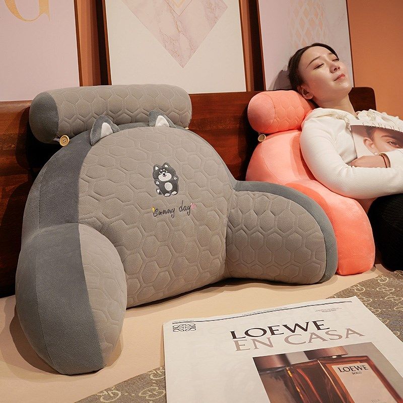 床头靠垫软包大靠背护腰靠枕学生宿舍床上玩手看书枕头沙发抱枕,居家布艺,靠垫/抱枕,淘宝优惠券,粉丝福利购,淘宝优惠卷