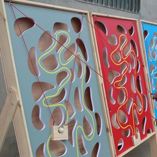 迷宫滚球迷宫游戏团建游戏亲子互动咖啡市集暖场引流获客抽奖游戏