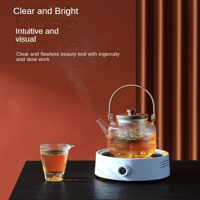 出口110v小家电电陶炉家用烧水煮茶炉耐高温养生煮茶壶蒸煮茶器