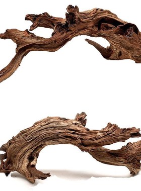 摆件鱼缸天然沉木珊瑚木金丝红木枯木紫柚木躲避树根乌龟晒台水族