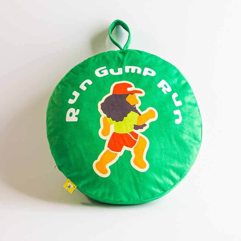 捕梦岛创意阿甘与罗拉情侣抱枕被子两用午睡毯抱枕毯分体两用毛毯