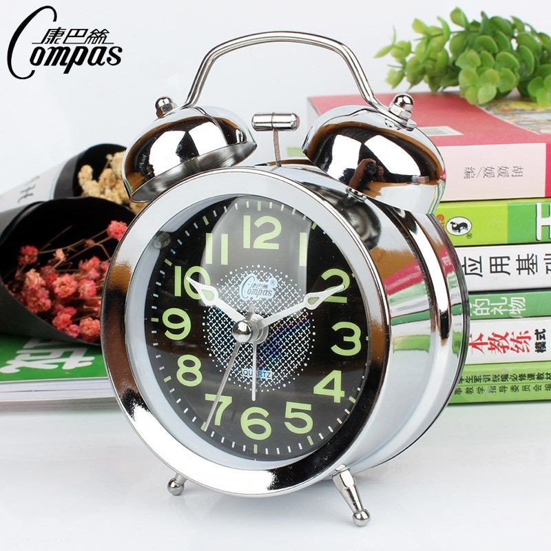 床困难户闹钟创意学生床头钟表静音爱儿童钟个性懒人座钟,家居饰品,台钟/闹钟,淘宝优惠券,粉丝福利购,淘宝优惠卷