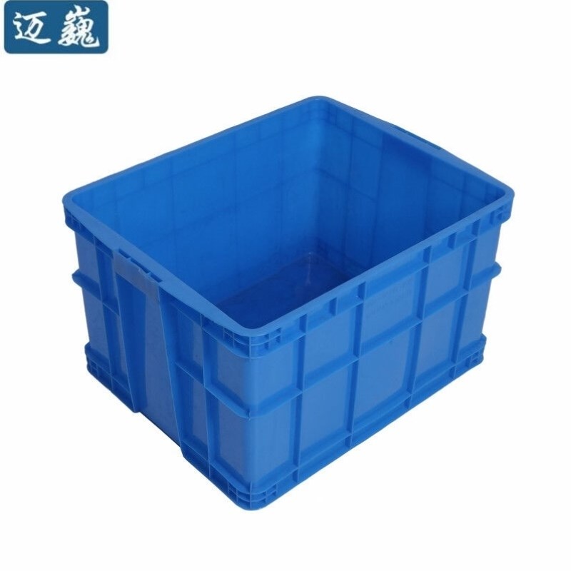 迈巍塑料周转箱仓库工业胶筐养鱼收纳盒仓库货架分类零件盒MF046