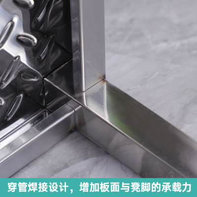 不锈钢脚踏凳加厚304家用梯踩脚凳洗车凳子踏步梯子台阶凳室内梯