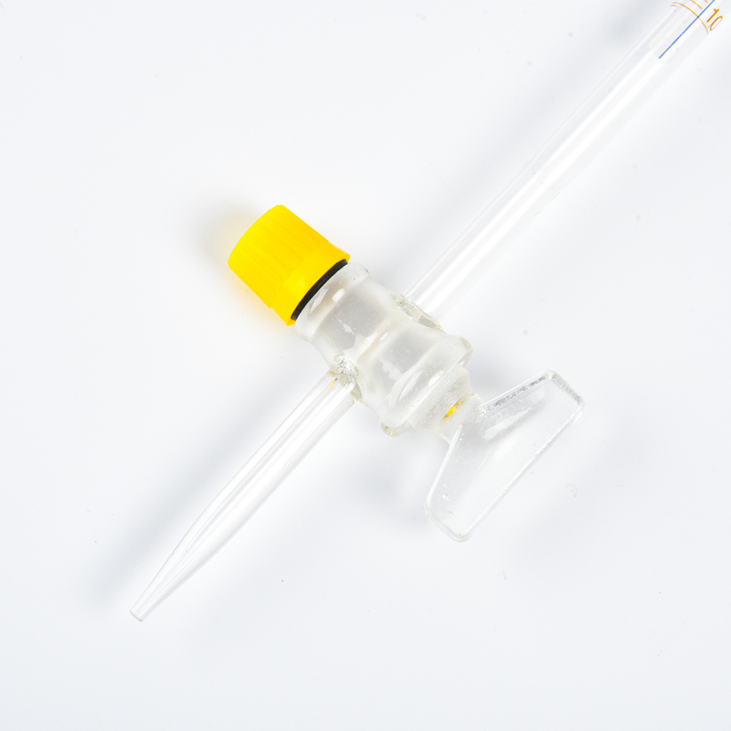 葵花级可过检白色酸式滴定管玻璃碱式滴定管级四氟活塞酸碱两用蓝