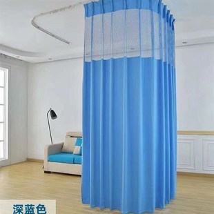 美容院隔断帘加厚m遮光医用帘隔帘不透人窗帘医院高精密帘子