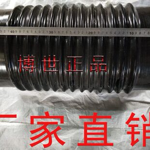 订做大口径工业吸尘管蓝色橡胶伸缩管波纹软管除尘通风管排水管