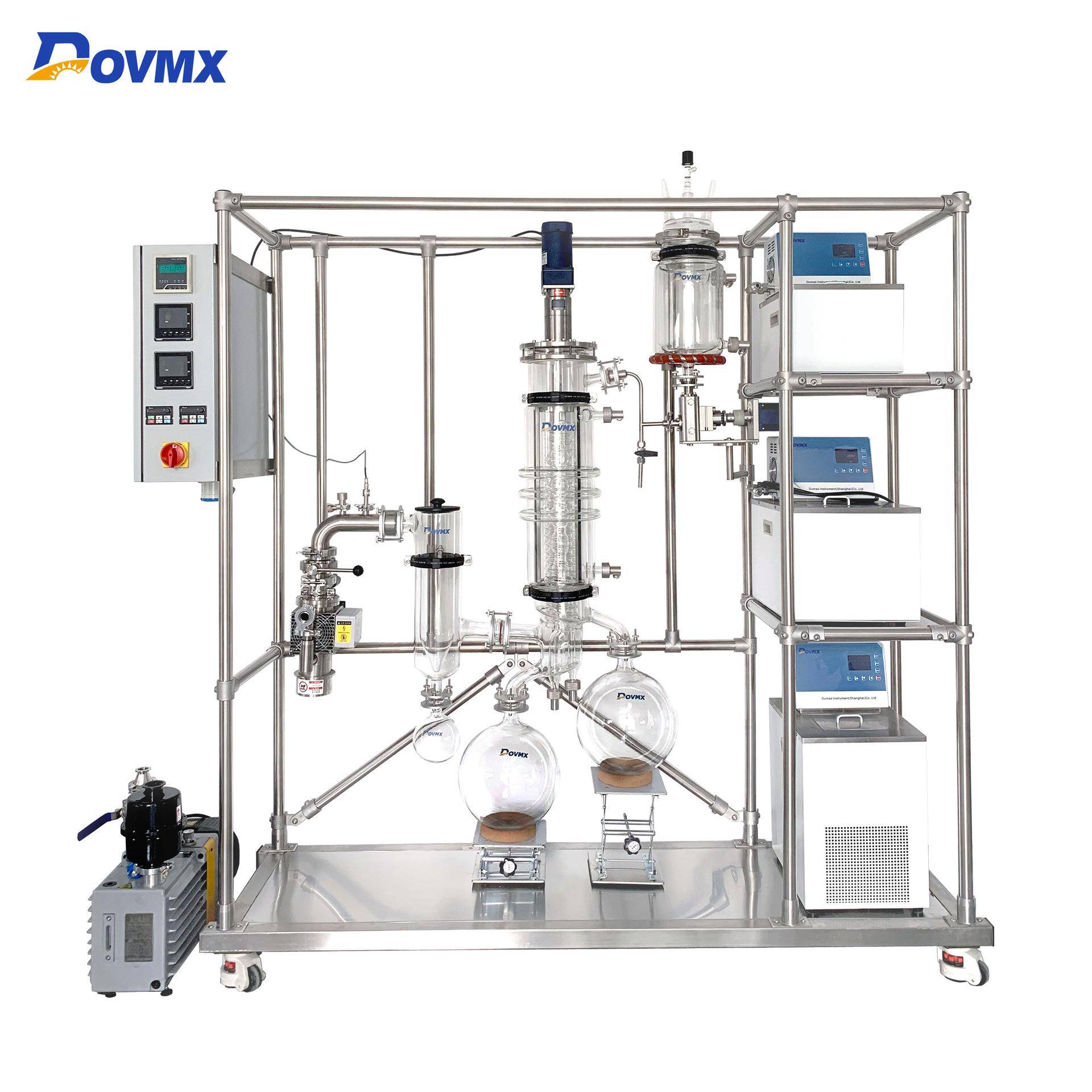 分子蒸馏高沸点物料分离装置短程蒸馏装置高粘度实验级FMD-100