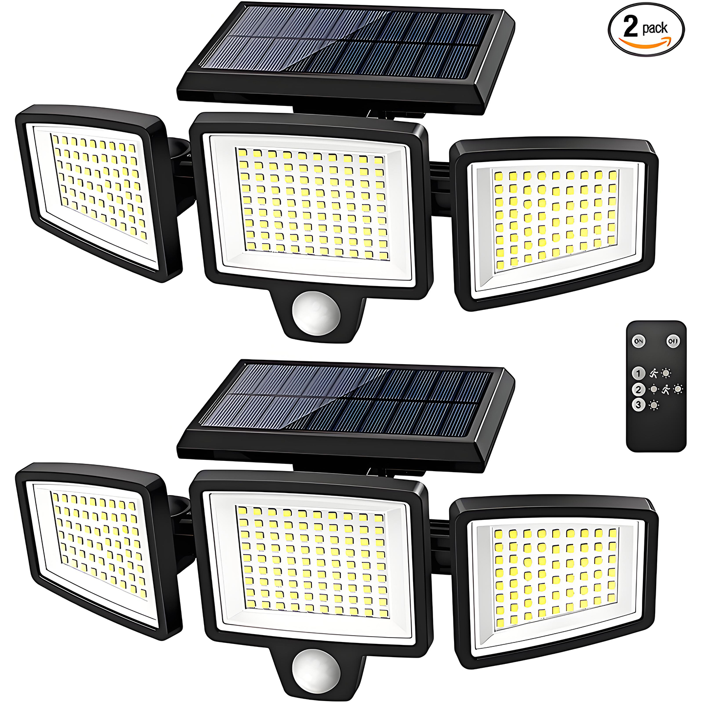 可折叠一体太阳能灯太阳能户外灯家用庭院灯防水感应灯室外照明灯