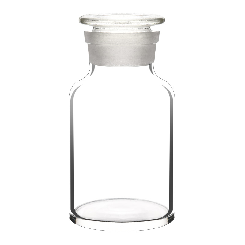 华欧棕白大宽口磨砂固体贮存试剂瓶2500/5000/20000ml化学瓶