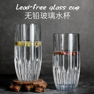 创意玻璃杯电镀水晶玻璃果汁杯科林杯茶杯玻璃杯家用杯子玻璃黛蒙