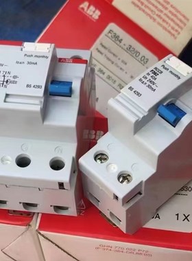 ABB F362/F364 电磁漏电断路器 保护器 2P32A 2P40A 4P32A