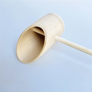 手工斜口豆浆勺带鸭嘴 竹勺商用汤勺粥勺竹水舀茶勺茶艺勺不洒水