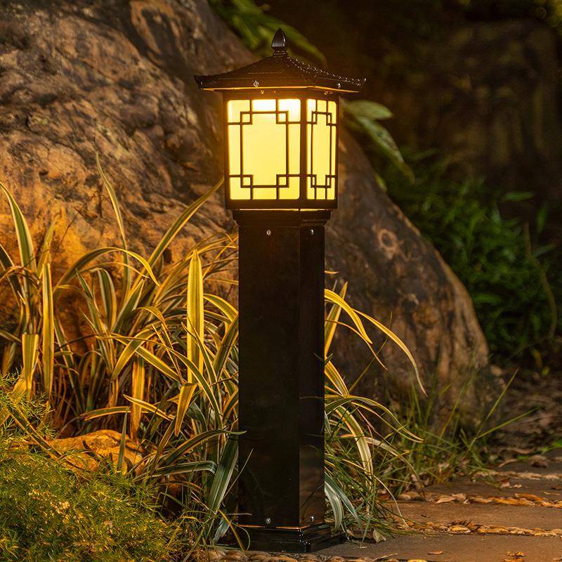 太阳能草坪灯家用户外灯防水庭院灯景观别墅花园灯方形室外草地灯