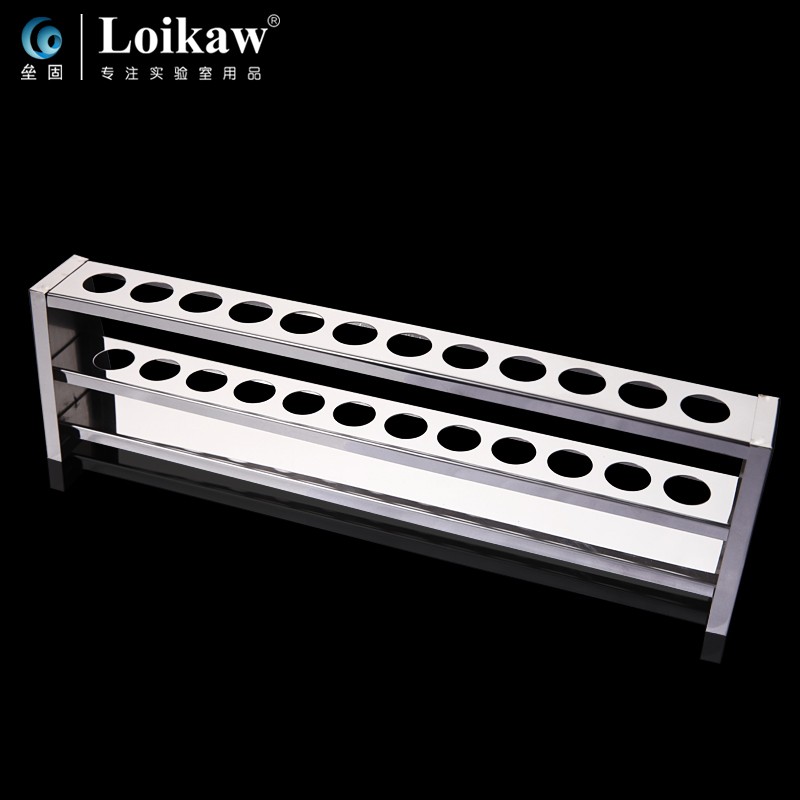 不锈钢比色管架孔比色试管支架 //10 优质管架