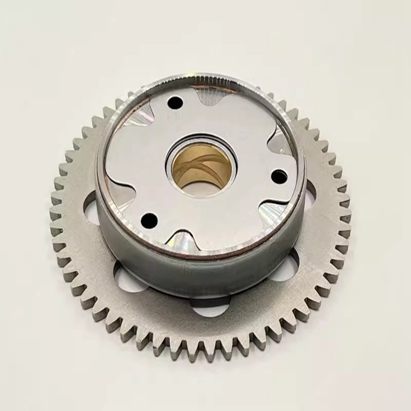 适用韵彩QS100T/丽彩QS125T-2电启动超越离合器 起动珠盘 启动盘