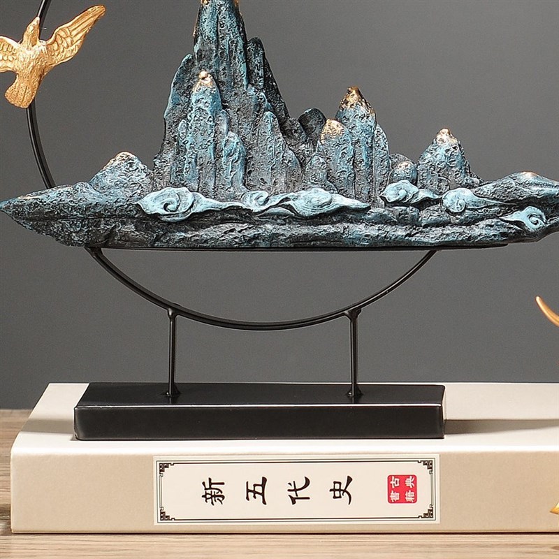 客厅摆件高端大气上档次家庭电视背景墙两边的饰品家里摆设装饰品