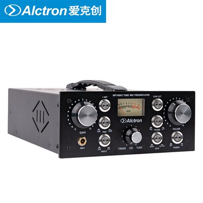 Alctron/爱克创MP100 V2电子管话放录音棚专业话筒放大器前置话放