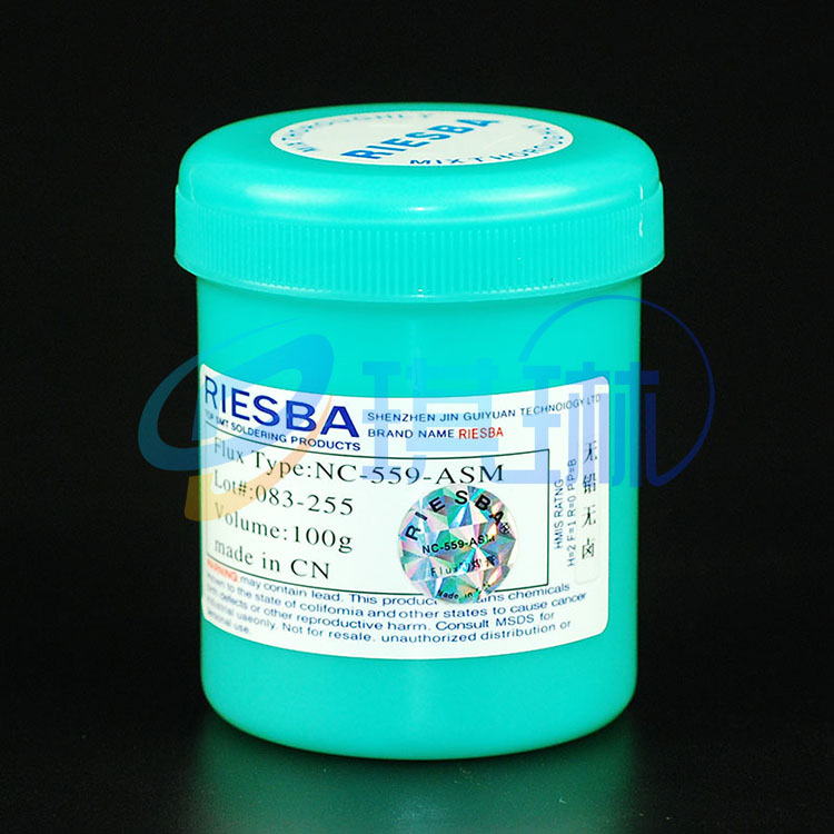RIESBA NC-559-ASM 100克装无铅无卤BGA植锡植球助焊膏助焊油