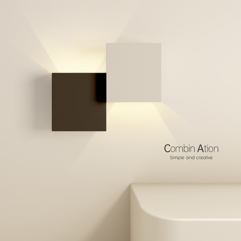 最光灯具LED壁灯现代客厅背景墙灯卧室床头灯过道阳台玄关灯