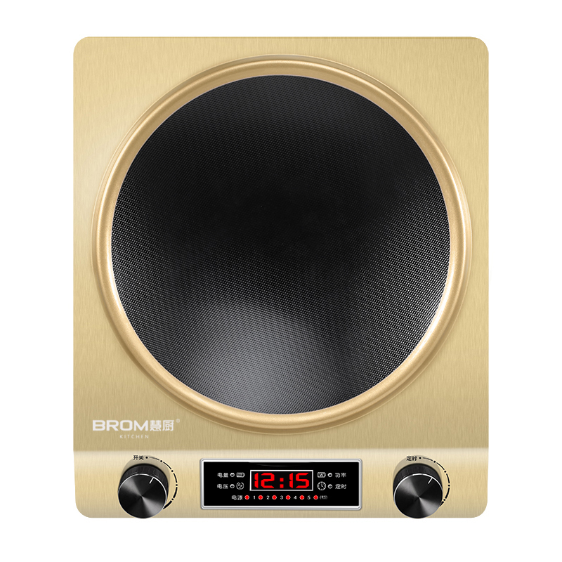 慧厨凹面电磁炉家用多功能炒菜火锅电池炉爆炒大功率凹型灶0W