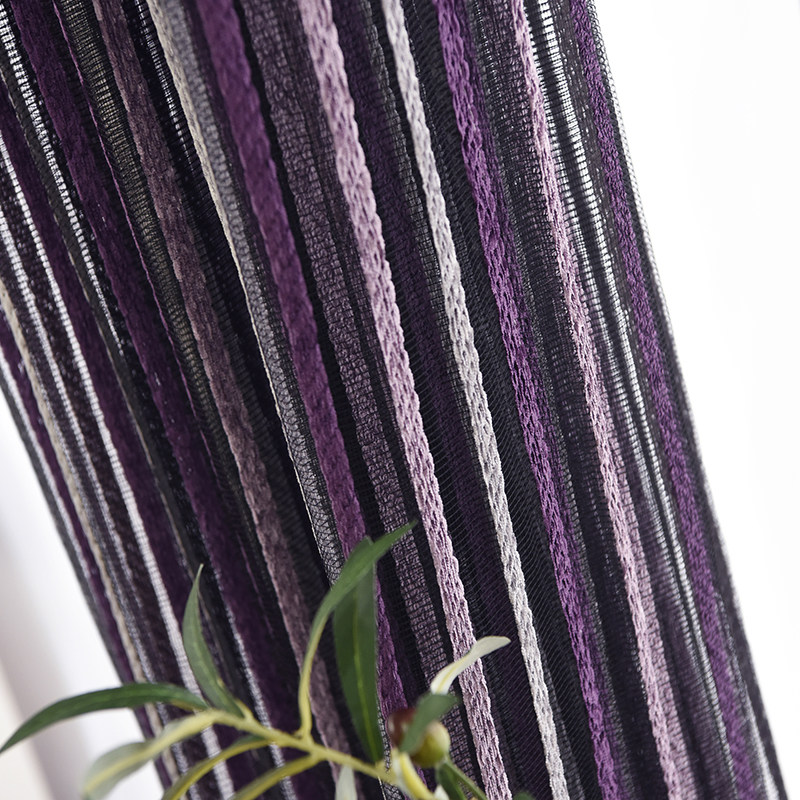 纱帘窗帘窗纱隔断落地卧室客厅飘窗阳台成品纱现代透光细竖条子纱,居家布艺,定制窗帘,淘宝优惠券,粉丝福利购,淘宝优惠卷