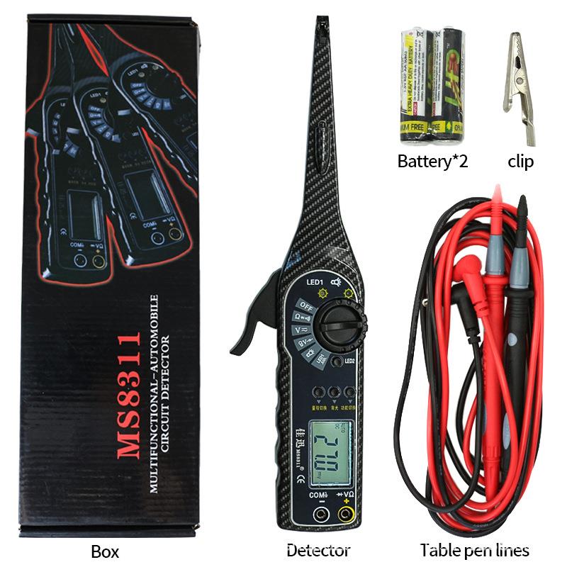 佳讯汽车电路检测仪汽修万用表汽车免破线带勾刺针试灯线路检测仪