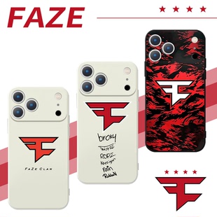 faze手机壳苹果17华为vivo队标cs战队iPhone16promax小米15pro游戏OPPO周边fazeclan队服csgo联名14海报x适配