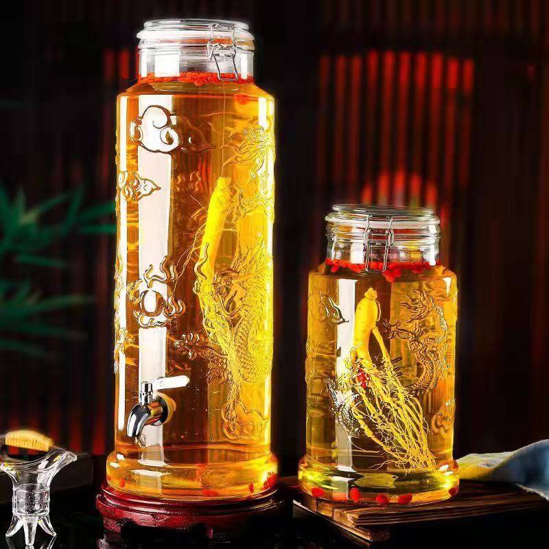泡酒玻璃瓶高档密封大容量家用人参泡酒罐泡酒酒瓶加厚,厨房/烹饪用具,密封罐,淘宝优惠券,粉丝福利购,淘宝优惠卷