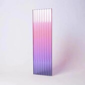 工厂直销渐变屏风彩色石头粗细条纹板