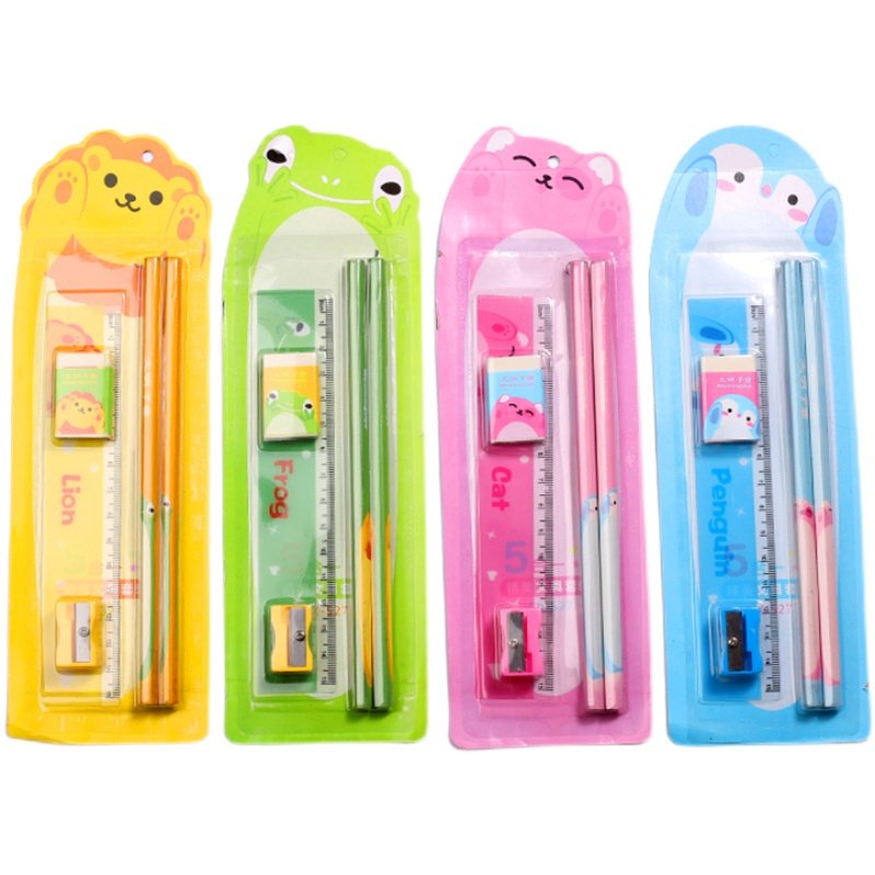 小学生学习用品装 文具件礼盒卡通铅笔尺子 幼儿园礼品,文具电教/文化用品/商务用品,文具盒,淘宝优惠券,粉丝福利购,淘宝优惠卷
