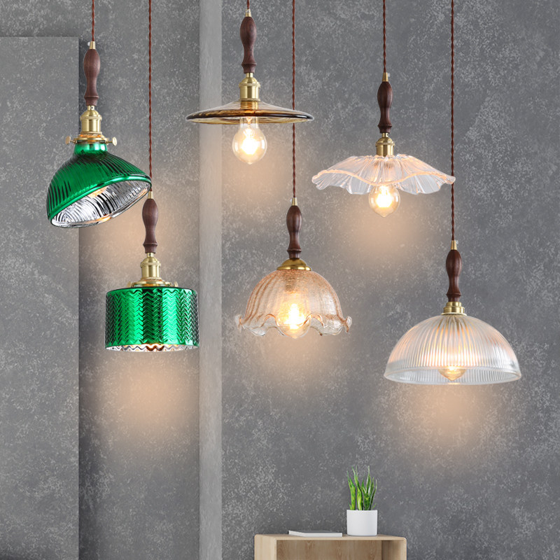 民宿创意过道吧台灯黄铜吊灯实木灯罩个性玄关,家装灯饰光源,床头/玄关/吧台/过道吊灯,淘宝优惠券,粉丝福利购,淘宝优惠卷