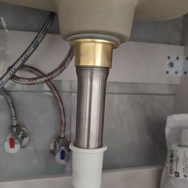 洗手盆台盆防臭软管下水器面盆洗脸池配件下水管弹跳排水管洗脸盆