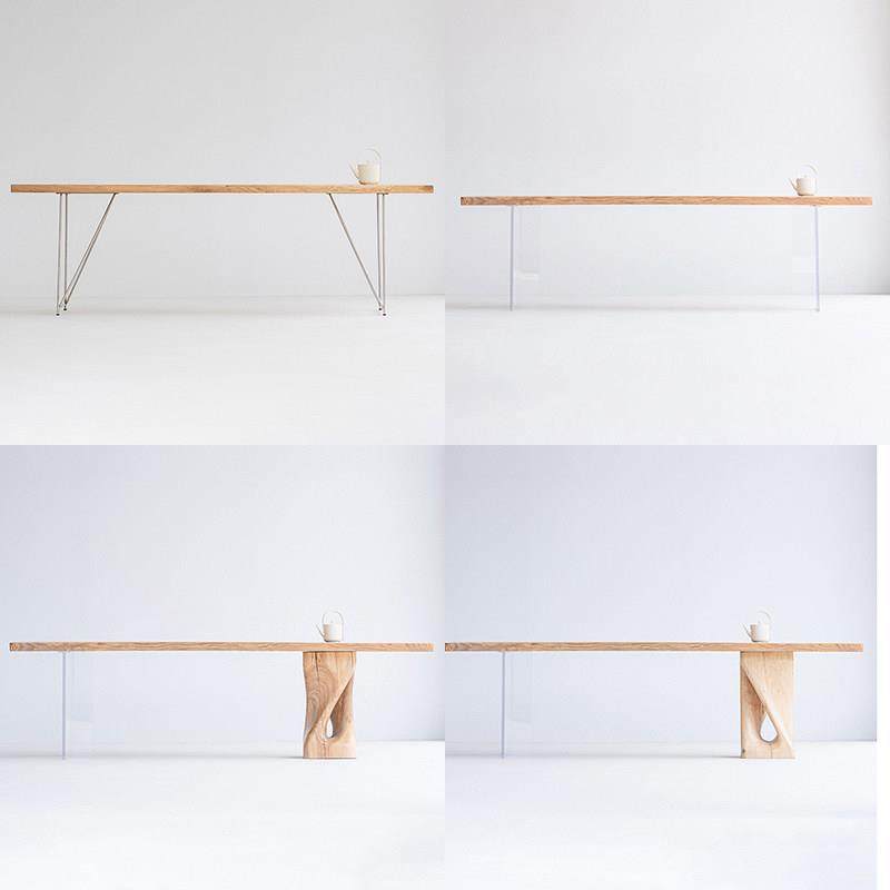 实木白蜡木桌腿不锈钢碳素钢压克力支架定制大板桌桌脚铁艺,住宅家具,桌腿/桌架,淘宝优惠券,粉丝福利购,淘宝优惠卷