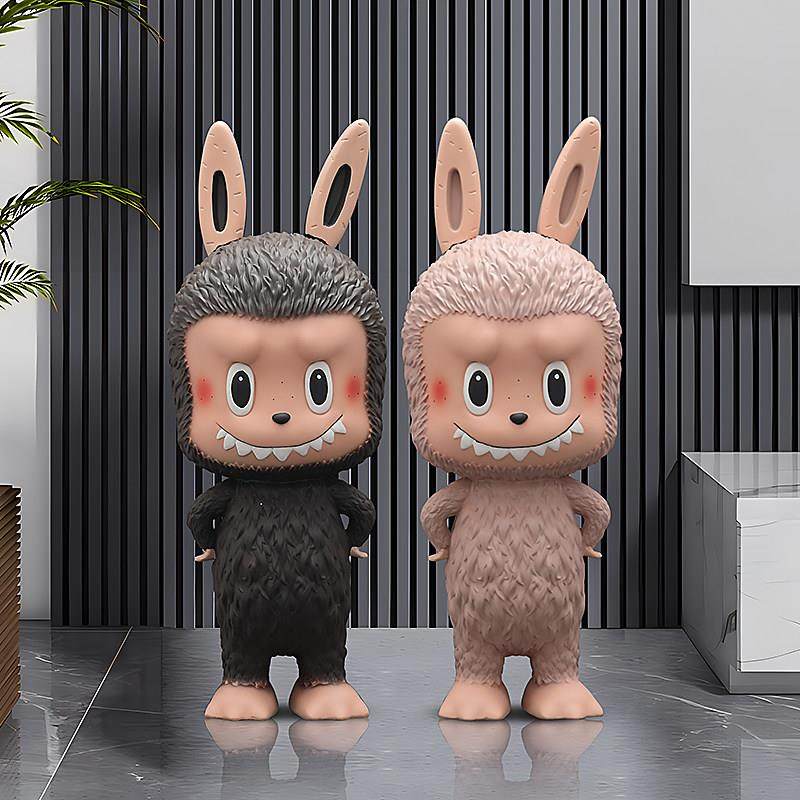 卡通拉布布摆件大号公仔泡泡玛特客厅电视柜装饰特落地存钱罐礼物,家居饰品,落地摆件,淘宝优惠券,粉丝福利购,淘宝优惠卷