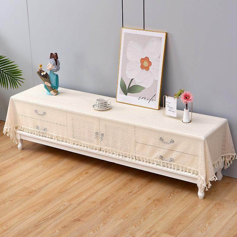 复古电视柜盖布轻奢高级感长方形桌布布艺斗柜防尘盖巾鞋柜防尘罩,居家布艺,桌布,淘宝优惠券,粉丝福利购,淘宝优惠卷