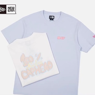 字母短袖 新款 T恤男女发泡印花宽松14529278 Era纽亦华夏季 New